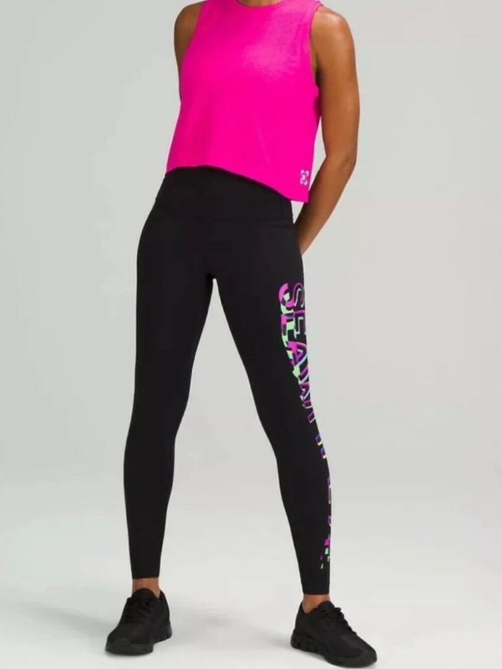 Lululemon Seawheeze Speed Wunder Mid-Rise Tight Leggings 28” Black Size 14